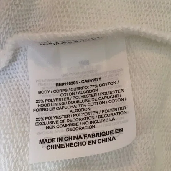 💖MEGA SALE💖 Converse Women's Love the Progress Print Hoodie 10020576-a01 - Picture 6 of 7